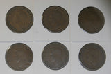 1944 - Y. - Australia Penny * 6 - gF - Bulk