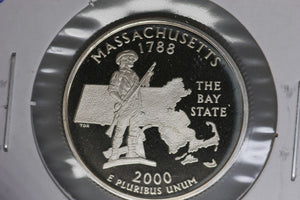 2000 - S  - USA State Quarter - Massachusetts - Proof