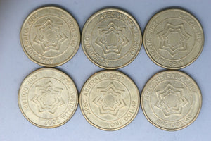 2007 - Australia - 1 Dollar Coins * 6 - APEC - EF - Bulk