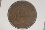 1919 - Australia Penny - No Dot - F