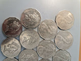 Australia 50 Cent Collection - 15 Coins - 1980 - 1999 inc Commemoratives