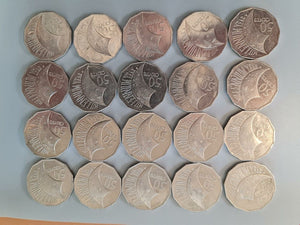 2000 - Australia 50 Cent Coins * 20 - Millennium - EF