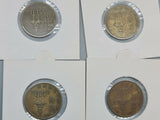 South Korea - 10 Won Coins - 2 * 1971, 1972 & 1979 - F