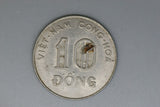 1968 - Vietnam - 10 Dong Coin - F / Damaged