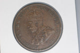 1923 - Australian Penny - aVF / Problem Coin