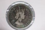 1962 - British Honduras - 25 Cent Coin - G / Verdigris