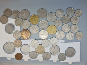 Belgium - Francs - 40 Coins from 1970 totaling 123 Francs