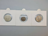 CCCP - 1961 20 Kopeck, 1984 1K & Russia - 1992 10 Kopeck Coins