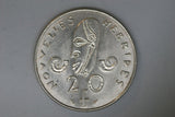 1979 - New Hebrides - 20 Franc Coin - EF