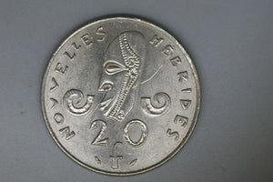 1979 - New Hebrides - 20 Franc Coin - EF