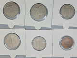 UAE - 6 Large Style Dirham Coins