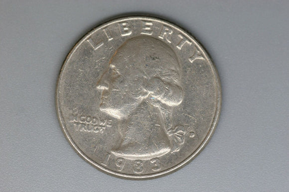 1983 - D - USA - Washington Quarter - F