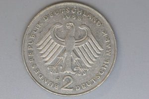 1988 - D - Germany - 2 Deutsche Mark - VF