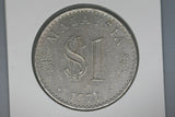 1971 - Malaysia - 1 Ringgit Coin - VF