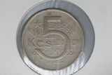 1969 - Czechoslovakia - 5 Korun Coin - F