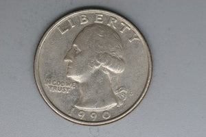 1990 - D - USA - Washington Quarter - gF