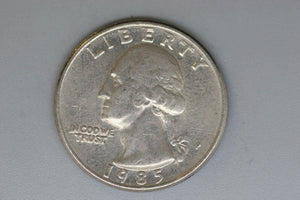 1985 - P - USA - Washington Quarter - F