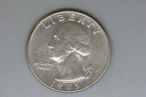 1985 - P - USA - Washington Quarter - F