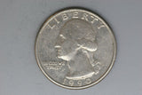 1990 - P - USA - Washington Quarter - gF