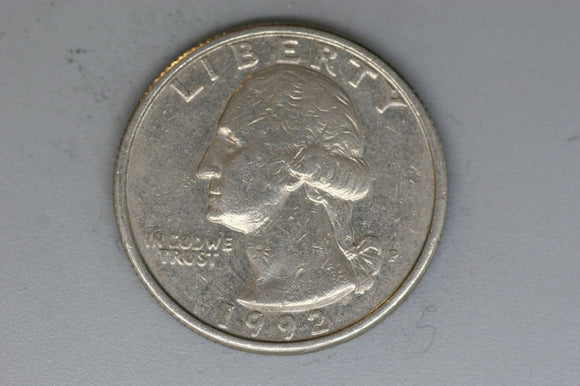 1992 - P - USA - Washington Quarter - gF