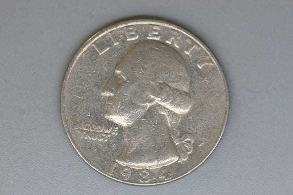 1984 - P - USA - Washington Quarter - F