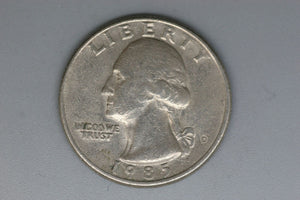 1985 - D - USA - Washington Quarter - F