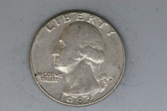 1982 - D - USA - Washington Quarter - F