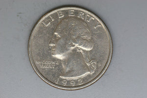 1992 - D - USA - Washington Quarter - gF