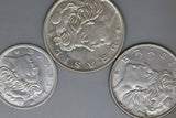 1967, 1977, 1969 - Brazil - 3 * Centavo Coins - EF