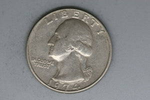 1974 - USA - Washington Quarter - F