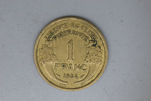 1934 - France - 1 Franc - gF