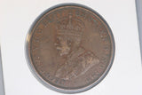 1923 - Australian Penny - aVF / Verdigris