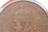 1923 - Australian Penny - aVF / Verdigris