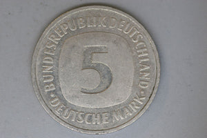 1989 - F - Germany - 5 Deutsche Mark - VF