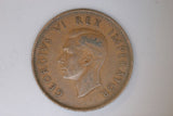 1937 - South Africa - 1 Penny - gF