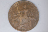 1909 -France - 10 Centime - gF