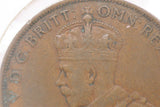 1934 - Australian Penny - Dot after 'O' - VF / Verdigris