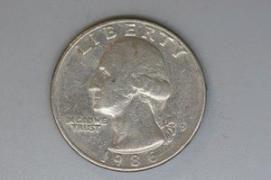 1986 - D - USA - Washington Quarter - F