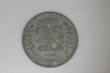 1942 - Netherlands - 25 Cents - F