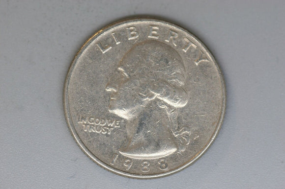 1988 - P - USA - Washington Quarter - gF