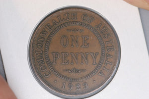 1923 - Australian Penny - VF / Grotty