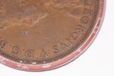 1921 - I - Australian Penny - Most of Obverse Doubled (R7) - aF / Verdigris