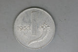 1953 - Italy - 1 Lira - VF