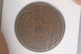 1918 - Australian Penny - aF / Spots of Verdigris