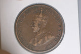 1918 - Australian Penny - aF / Spots of Verdigris