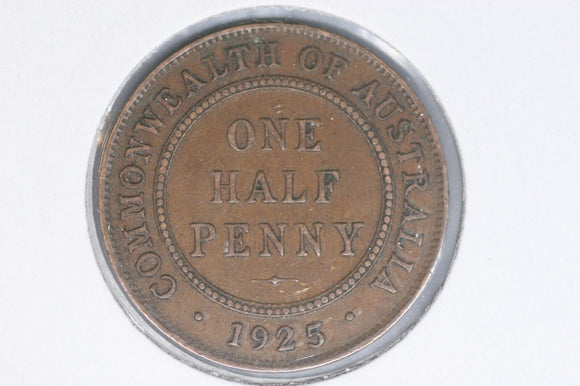 1925 - Australian Halfpenny - VF