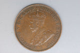 1931 - Australian Halfpenny - Major Pealing Error at Date - gF