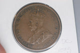 1924 - L - Australian Penny - Leg of 'N' Missing - Diecrack 'ORGIVS' - VF / Verd