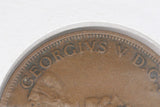 1924 - L - Australian Penny - Leg of 'N' Missing - Diecrack 'ORGIVS' - VF / Verd