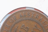 1924 - L - Australian Penny - Diecracks ent. Obverse & Reverse - (R7) (B21B) - F